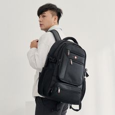 OVERLAND - 素面多層機能筆電大容量後背包 - 5380