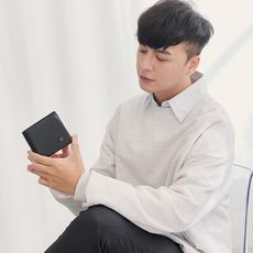 MANDE RHODE - 曼德羅德 - 真皮訂製樹皮紋短夾 - 86342-1