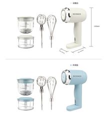 「家電王」NICONICO 無線手持 攪拌料理機 NI-CM1015，超輕量 兩種攪拌棒 可直立，攪