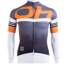 【速度公園】OHIOSPORT Racing系列車衣 瑩光橘 M/L/XL 緊身版型 快速排汗布料