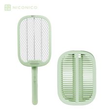 「家電王」NICONICO 高效電擊兩用捕蚊燈 NI-EMS1005 捕蚊燈、電蚊拍輕鬆變換 雙頻紫