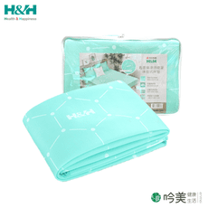 【南良 H&H】2023新品石墨烯涼感能量床包式床墊(雙人加大-厚3mm) 石墨烯涼感能量床墊-吟美