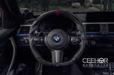[細活方向盤] 正碳纖維紅環款 BMW 寶馬 丁字褲 變形蟲方向盤 方向盤 造型方向盤 改裝
