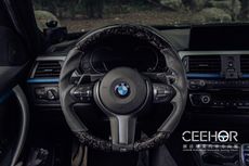 [細活方向盤] 鍛造碳纖維款 BMW 寶馬 丁字褲 變形蟲方向盤 方向盤 造型方向盤 改裝