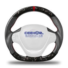 [細活方向盤] 鍛造碳纖維(紅環)款 F世代 BMW 寶馬 變形蟲 方向盤 造型方向盤