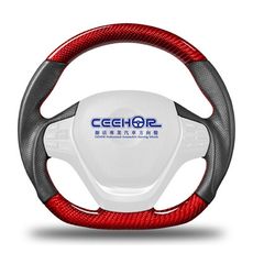 [細活方向盤] 紅色碳纖維款 F世代 BMW 寶馬 變形蟲 方向盤 造型方向盤
