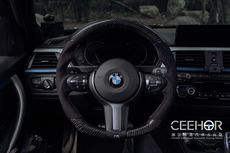 [細活方向盤] 正碳纖維款 BMW 寶馬 丁字褲 變形蟲方向盤 方向盤 造型方向盤 改裝