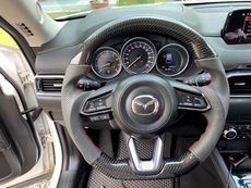 [細活方向盤] 碳纖維款 Mazda3 CX3 CX5 MAZDA 馬自達 馬三 馬3 變形蟲方向盤