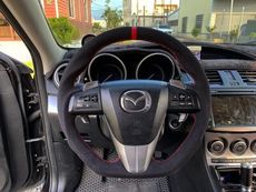 [細活方向盤] 麂皮紅環款 Mazda3 Mazda5 MAZDA 馬三 馬五 馬3 馬5 馬自達
