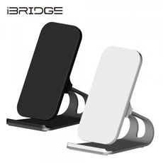 iBRIDGE 10W+蘋果7.5W立架式雙線圈無線充電盤