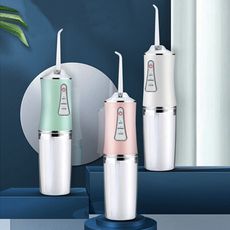 (新款)攜帶型電動沖牙機 贈4噴頭 USB沖牙機 噴水牙線 牙齒清潔 清潔口腔 洗牙齒 洗牙機