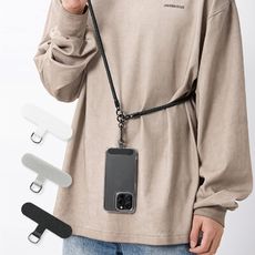 手機殼掛繩【專用夾片】 手機殼掛繩夾片 吊繩掛片 手機掛片 固定片 固定卡片 免掛繩孔 金屬扣環