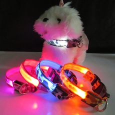 寵物迷彩LED發光項圈