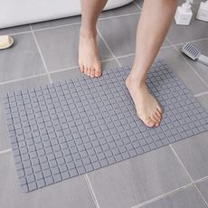 浴室吸盤防滑腳踏墊 (方格款) 浴室防滑墊 地墊 軟地墊
