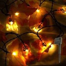 E.C outdoor 太陽能萬聖節裝飾LED燈串 5米20燈 氣氛燈 聖誕節布置 氛圍燈 戶外裝飾