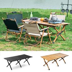 E.C outdoor 戶外露營鋁合金折疊桌 蛋捲桌-贈收納袋 收納桌 露營桌 摺疊桌