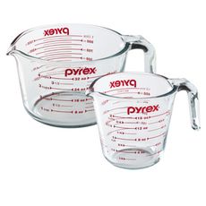 【美國康寧 Pyrex 】 單耳量杯1000ml+500ml