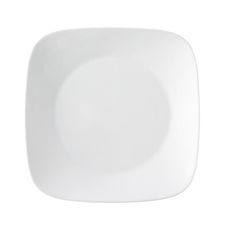 【美國康寧 Corelle】純白系列 方型10吋平盤