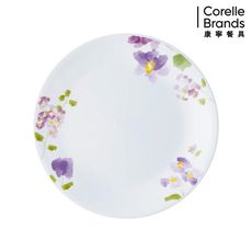 【美國康寧 Corelle】紫霧花彩10吋平盤