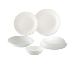 【美國康寧 Corelle】純白系列5件式餐具組(E24)