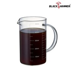 【義大利 Black Hammer 原廠】耐熱玻璃量杯500ml