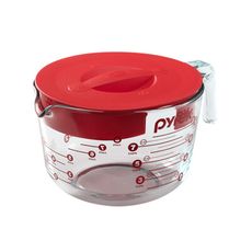 【美國康寧 Pyrex 】 單耳量杯2000ml(含蓋)