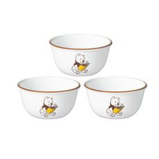 【美國康寧 Corelle】小熊維尼 復刻系列3件式飯碗組(C04)