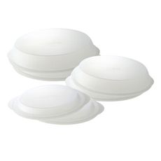 【美國康寧 Corelle】 微波蓋六入組-(F01)