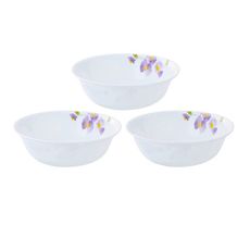 【美國康寧 Corelle】紫霧花彩500ml湯碗/三件組