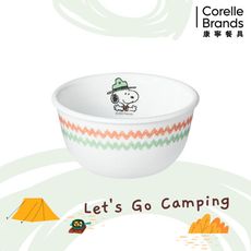 【美國康寧 Corelle】SNOOPY 露營趣-325ml中式飯碗