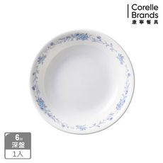 【美國康寧 Corelle】康寧優雅淡藍6吋深盤