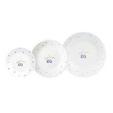 【美國康寧 Corelle】 紫梅3件式餐盤組-C03