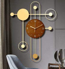 大號 鐘錶 時鐘 掛鐘 裝飾品 輕奢風鐘表 掛鐘 客廳家用時尚表掛墻創意簡約現代北歐裝飾藝術時鐘