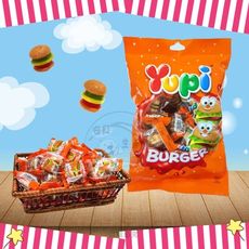 Yupi呦皮 漢堡QQ軟糖 漢堡軟糖 超值組合餐軟糖