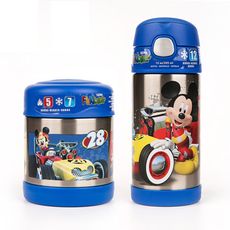 【美國膳魔師THERMOS】米老鼠 迪士尼不鏽鋼水壺食物罐組合