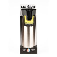 美國Contigo West Loop 304不鏽鋼保溫杯590ml(霧面銀)