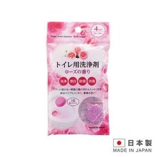 日本製 馬桶清潔錠-玫瑰香氣(4入/包) LI-C1647