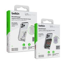 Belkin 5000mAh磁吸行動電源-迪士尼音樂系列/米奇系列 移動電源+支架 100周年