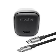 Mophie 30W USB-C氮化鎵快充充電器+1M USB-C TO Type-C充電線 充電頭