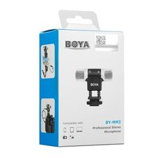 【送收納盒+防風毛 】博雅 BOYA BY-MM3 立體聲錄音麥克風 手機電腦相機直播採訪收錄音