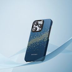 PITAKA | iPhone15 Pro/ProMax 航太纖維磁吸手機殼 銀河系