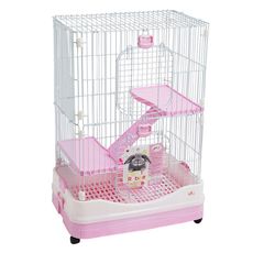[PDAT8] 優米卡豪華兔籠(雙層) 附輪子、跳板 雙層大空間兔籠