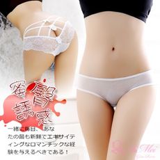 蜜臀誘惑！交叉細帶鏤空蝴蝶結三角褲【Romance精品】