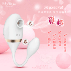 Mytoys．覓趣 雙馬達吸吮式+震動跳蛋 內吸外震雙重高潮按摩器