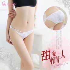 甜蜜情人！細帶斜邊花漾蕾絲三角褲【Romance情趣用品】