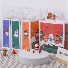 多多市集｜饗鮮樂活▸聖誕系列 手提袋 小清新高檔禮品袋子