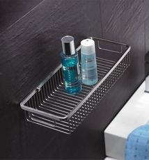 衛浴 單層網籃 置物籃 置物架 (ST304不繡鋼 SUS304不銹鋼) 浴室配件 YC803