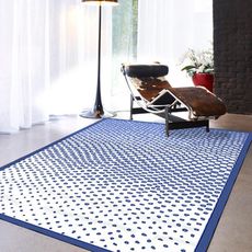 范登伯格 赫曼人造絲質地毯-漸層(藍)-140x200cm