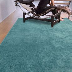 范登伯格 蒂雅 亮澤百搭柔感素面地毯-72孔雀藍-200x290cm (可客製化)