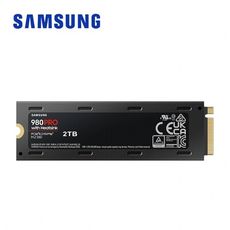 Samsung 980 PRO 2TB含散熱片 M.2 PCIe 固態硬碟 MZ-V8P2T0CW